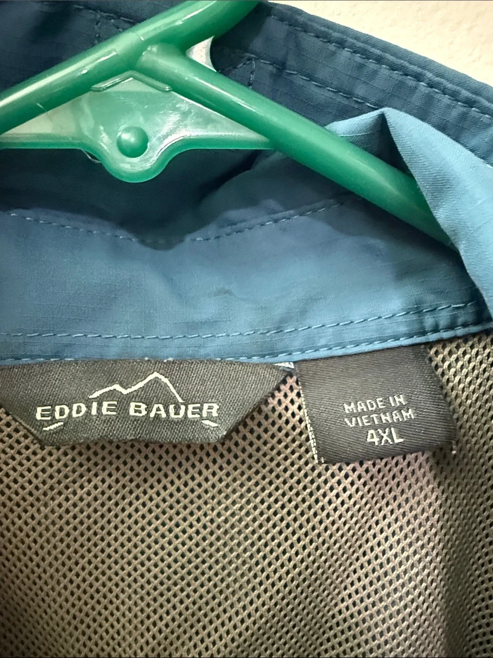 Eddie Bauer Short-Sleeve Lightweight Utility Shirt Jacket - Teal Blue